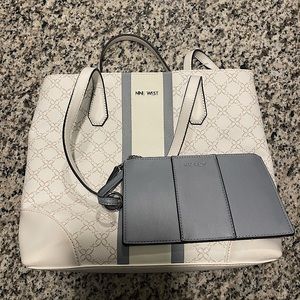 Nine West White Handbag